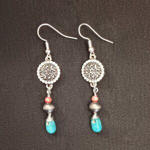2 for $12 Gorgeous concho dangly earrings!